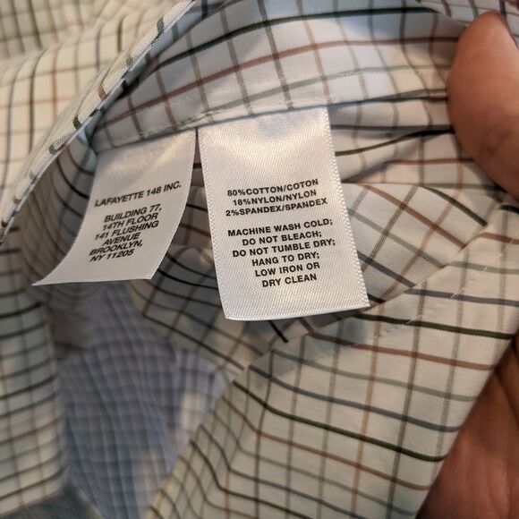 LAFAYETTE 148 button down shirt size XL in EUC - Picture 3 of 5
